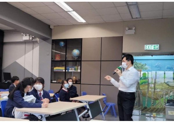 與「東華三院郭一葦中學」合辦 「領袖生朋輩調解基礎培訓」 ( 2023年3月21日 )